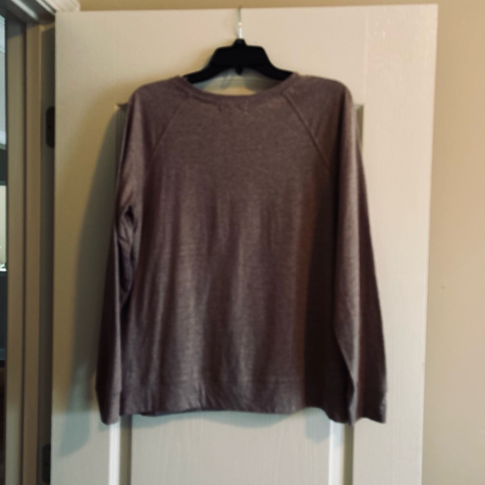 Auniege “Howdy” lightweight long sleeved tshirt, L, brown - Picture 2 of 6